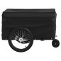vidaXL Fahrradanhänger Schwarz 30 kg Eisen vidaXL Fahrradanhänger Schwarz 30 kg Eisen