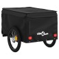 vidaXL Fahrradanhänger Schwarz 30 kg Eisen vidaXL Fahrradanhänger Schwarz 30 kg Eisen