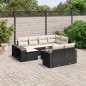 vidaXL 11-tlg. Garten-Sofagarnitur mit Kissen Schwarz Poly Rattan vidaXL 11-tlg. Garten-Sofagarnitur mit Kissen Schwarz Poly Rattan