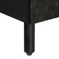 vidaXL TV-Schrank Schwarz 70x33x46 cm Massivholz Mango