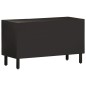 vidaXL TV-Schrank Schwarz 80x31x46 cm Massivholz Mango vidaXL TV-Schrank Schwarz 80x31x46 cm Massivholz Mango