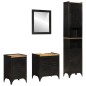vidaXL 4-tlg. Badmöbel-Set Eisen und Massivholz Mango vidaXL 4-tlg. Badmöbel-Set Eisen und Massivholz Mango