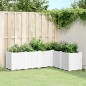 vidaXL Pflanzkübel Weiß 160x120x53 cm PP vidaXL Pflanzkübel Weiß 160x120x53 cm PP