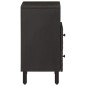 vidaXL Nachttisch Schwarz 50x33x60 cm Massivholz Mango vidaXL Nachttisch Schwarz 50x33x60 cm Massivholz Mango
