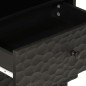 vidaXL Nachttisch Schwarz 50x33x60 cm Massivholz Mango vidaXL Nachttisch Schwarz 50x33x60 cm Massivholz Mango