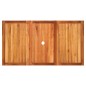 vidaXL Gartentisch Grau 140x80x75 cm Poly Rattan Akazienholz vidaXL Gartentisch Grau 140x80x75 cm Poly Rattan Akazienholz