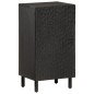 vidaXL Beistellschrank Schwarz 40x33x75 cm Massivholz Mango vidaXL Beistellschrank Schwarz 40x33x75 cm Massivholz Mango