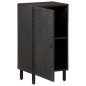 vidaXL Beistellschrank Schwarz 40x33x75 cm Massivholz Mango vidaXL Beistellschrank Schwarz 40x33x75 cm Massivholz Mango