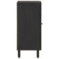 vidaXL Beistellschrank Schwarz 40x33x75 cm Massivholz Mango vidaXL Beistellschrank Schwarz 40x33x75 cm Massivholz Mango