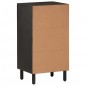 vidaXL Beistellschrank Schwarz 40x33x75 cm Massivholz Mango vidaXL Beistellschrank Schwarz 40x33x75 cm Massivholz Mango