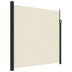 vidaXL Seitenmarkise Ausziehbar Creme 200x300 cm