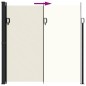 vidaXL Seitenmarkise Ausziehbar Creme 200x300 cm vidaXL Seitenmarkise Ausziehbar Creme 200x300 cm