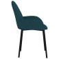 vidaXL Esszimmerstühle 2 Stk. Blau Samt vidaXL Esszimmerstühle 2 Stk. Blau Samt