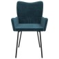 vidaXL Esszimmerstühle 2 Stk. Blau Samt vidaXL Esszimmerstühle 2 Stk. Blau Samt