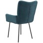 vidaXL Esszimmerstühle 2 Stk. Blau Samt vidaXL Esszimmerstühle 2 Stk. Blau Samt
