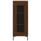 vidaXL Highboard Braun Eichen-Optik 34,5x34x180 cm Holzwerkstoff vidaXL Highboard Braun Eichen-Optik 34,5x34x180 cm Holzwerkstoff