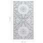 vidaXL Outdoor-Teppich Hellgrau 120x180 cm PP vidaXL Outdoor-Teppich Hellgrau 120x180 cm PP