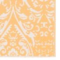 vidaXL Outdoor-Teppich Orange und Weiß 190x290 cm PP vidaXL Outdoor-Teppich Orange und Weiß 190x290 cm PP