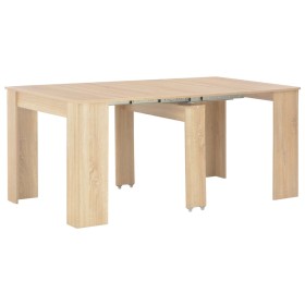vidaXL Ausziehbarer Esstisch Sonoma-Eiche 175 x 90 x 75 cm