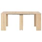 vidaXL Ausziehbarer Esstisch Sonoma-Eiche 175 x 90 x 75 cm vidaXL Ausziehbarer Esstisch Sonoma-Eiche 175 x 90 x 75 cm