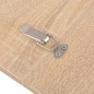 vidaXL Ausziehbarer Esstisch Sonoma-Eiche 175 x 90 x 75 cm vidaXL Ausziehbarer Esstisch Sonoma-Eiche 175 x 90 x 75 cm
