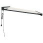 vidaXL Markise Einziehbar Creme 3,5x2,5 m Stoff und Aluminium vidaXL Markise Einziehbar Creme 3,5x2,5 m Stoff und Aluminium