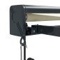 vidaXL Markise Einziehbar Creme 3,5x2,5 m Stoff und Aluminium vidaXL Markise Einziehbar Creme 3,5x2,5 m Stoff und Aluminium