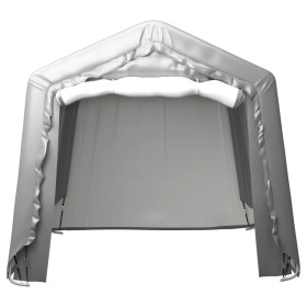 vidaXL Lagerzelt 240x240 cm Stahl Grau  