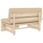vidaXL Outdoor-Mittelsofa Paletten Imprägniertes Kiefernholz vidaXL Outdoor-Mittelsofa Paletten Imprägniertes Kiefernholz