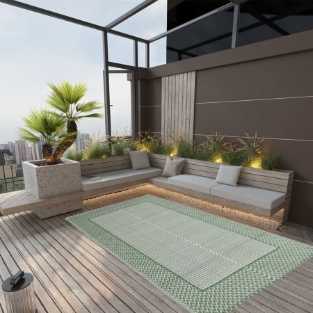 vidaXL Outdoor-Teppich Grün 160x230 cm PP