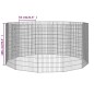 vidaXL Kaninchenkäfig 12 Paneele 54x100 cm Verzinktes Eisen vidaXL Kaninchenkäfig 12 Paneele 54x100 cm Verzinktes Eisen