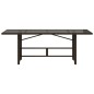vidaXL Gartentisch mit Glasplatte Braun 190x80x74 cm Poly Rattan vidaXL Gartentisch mit Glasplatte Braun 190x80x74 cm Poly Rattan