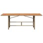 vidaXL Gartentisch mit Akazienholz-Platte 190x80x74 cm Poly Rattan vidaXL Gartentisch mit Akazienholz-Platte 190x80x74 cm Poly Rattan
