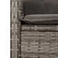 vidaXL 7-tlg. Garten-Essgruppe mit Kissen Grau Poly Rattan vidaXL 7-tlg. Garten-Essgruppe mit Kissen Grau Poly Rattan