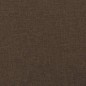 vidaXL Boxspringbett mit Matratze Dunkelbraun 120x190 cm Stoff vidaXL Boxspringbett mit Matratze Dunkelbraun 120x190 cm Stoff