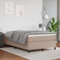 vidaXL Boxspringbett Matratze Cappuccino-Braun 120x190 cm Kunstleder vidaXL Boxspringbett Matratze Cappuccino-Braun 120x190 cm Kunstleder