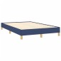 vidaXL Boxspringbett mit Matratze Blau 120x190 cm Stoff vidaXL Boxspringbett mit Matratze Blau 120x190 cm Stoff