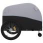 vidaXL Fahrradanhänger Schwarz und Grau 45 kg Eisen vidaXL Fahrradanhänger Schwarz und Grau 45 kg Eisen