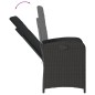 vidaXL 9-tlg. Garten-Essgruppe mit Kissen Schwarz Poly Rattan vidaXL 9-tlg. Garten-Essgruppe mit Kissen Schwarz Poly Rattan