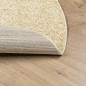 vidaXL Teppich Shaggy Hochflor Modern Golden Ø 240 cm vidaXL Teppich Shaggy Hochflor Modern Golden Ø 240 cm