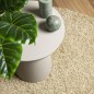 vidaXL Teppich Shaggy Hochflor Modern Golden Ø 240 cm vidaXL Teppich Shaggy Hochflor Modern Golden Ø 240 cm