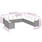 vidaXL 11-tlg. Garten-Sofagarnitur mit Kissen Braun Poly Rattan vidaXL 11-tlg. Garten-Sofagarnitur mit Kissen Braun Poly Rattan