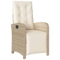 vidaXL 7-tlg. Garten-Essgruppe mit Kissen Beige Poly Rattan vidaXL 7-tlg. Garten-Essgruppe mit Kissen Beige Poly Rattan