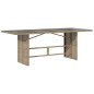 vidaXL 7-tlg. Garten-Essgruppe mit Kissen Beige Poly Rattan vidaXL 7-tlg. Garten-Essgruppe mit Kissen Beige Poly Rattan