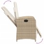 vidaXL 7-tlg. Garten-Essgruppe mit Kissen Beige Poly Rattan vidaXL 7-tlg. Garten-Essgruppe mit Kissen Beige Poly Rattan