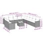 vidaXL 12-tlg. Garten-Sofagarnitur mit Kissen Schwarz Poly Rattan vidaXL 12-tlg. Garten-Sofagarnitur mit Kissen Schwarz Poly Rattan