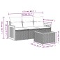 vidaXL 4-tlg. Garten-Sofagarnitur mit Kissen Schwarz Poly Rattan vidaXL 4-tlg. Garten-Sofagarnitur mit Kissen Schwarz Poly Rattan