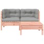 vidaXL Gartensofa mit Kissen und Hocker 2-Sitzer vidaXL Gartensofa mit Kissen und Hocker 2-Sitzer