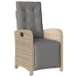 vidaXL 7-tlg. Garten-Essgruppe mit Kissen Beige Poly Rattan vidaXL 7-tlg. Garten-Essgruppe mit Kissen Beige Poly Rattan
