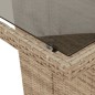 vidaXL 7-tlg. Garten-Essgruppe mit Kissen Beige Poly Rattan vidaXL 7-tlg. Garten-Essgruppe mit Kissen Beige Poly Rattan